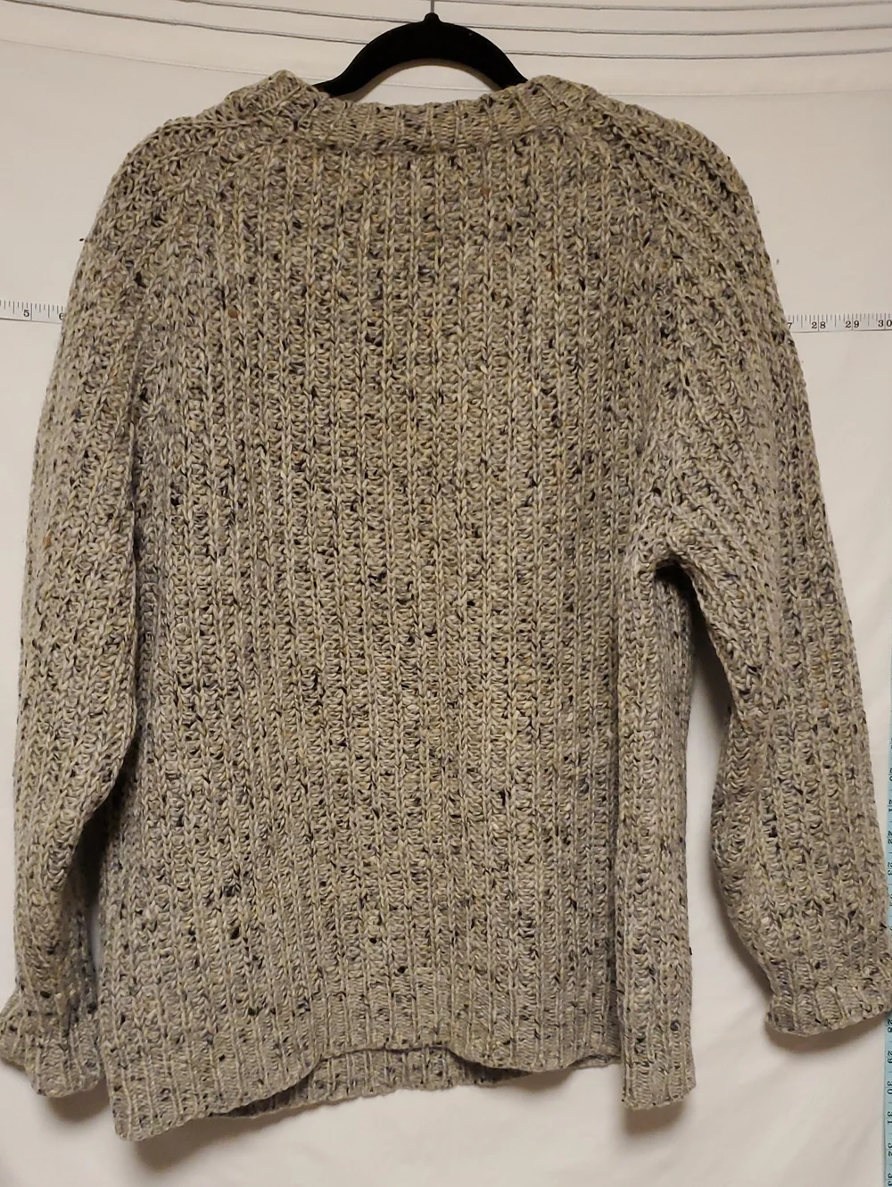 Malinmore Pure New Wool Chunky Knit Fishermans Sweater Pit 25 Length28